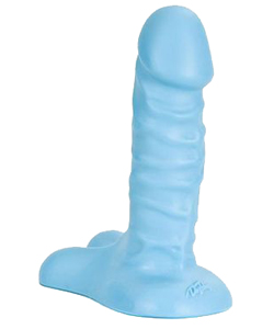 Blue 6 Inch Softee Ballsy Super Cock