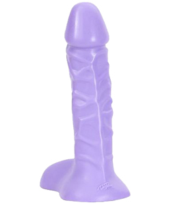 Lavender 7 Inch Softee Ballsy Super Cock