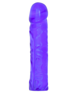 Classic 8 Inch Purple Jelly Dildo