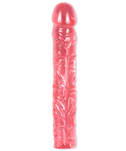 Classic 10 Inch Pink Jelly Dildo