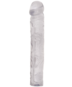 Classic 10 Inch Clear Jelly Dildo