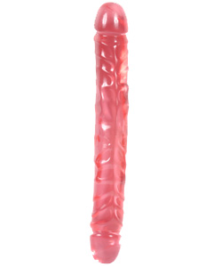 12 Inch Junior Double Dong Pink