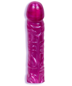 8 Inch Radiant Gem Fuchsia Dong