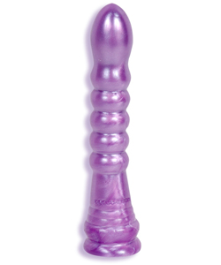 7 Inch Radiant Gems Ringed Dong Purple