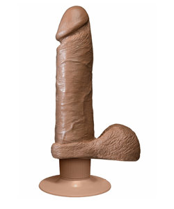 Vibro Realistic 6 Inch Vibrating Brown