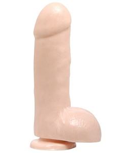 Basix 7 Inch Flesh Dong with Suction