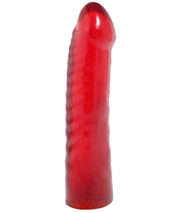 7.5 Inch Basix Rubber Works Dong Red