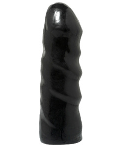 6 Inch Basix Rubber Works Dong Black