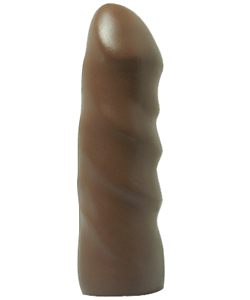 6 Inch Basix Rubber Works Dong Brown