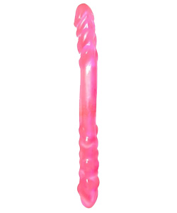 Basix Rubber Works 16 Inch Double Dong Pink