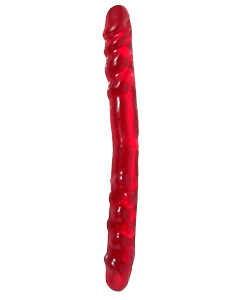Basix Rubber Works 16 Inch Double Dong Red