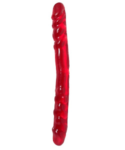 Basix Rubber Works 16 Inch Double Dong Red