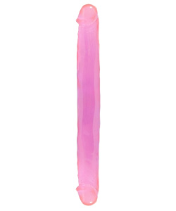 Basix Rubber Works 12 Inch Double Dong Pink