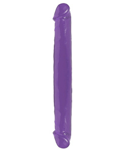 Basix Rubber Works 12 Inch Double Dong Purple