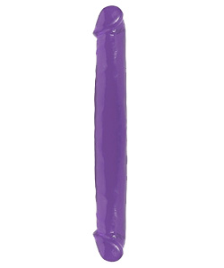 Basix Rubber Works 12 Inch Double Dong Purple