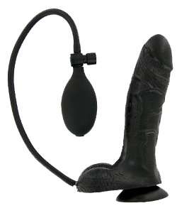 ManHunt Inflatable Suction Cup Dildo