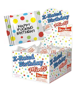 X-Rated Birthday Message Mints