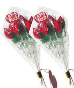Lets Fuck! Rose Shaped Lollipops