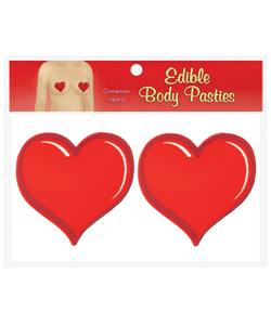 Cinnamon Hearts Edible Body Pasties