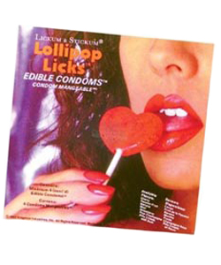 Lollipop Licks Edible Condoms