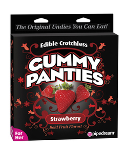 Strawberry Edible Crotchless Gummy Panty