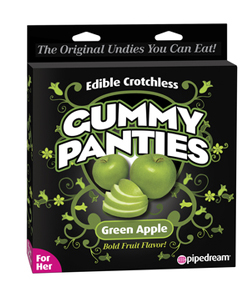 Sour Apple Edible Crotchless Gummy Panty