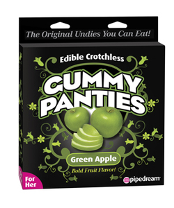 Sour Apple Edible Crotchless Gummy Panty