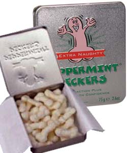 Peppermint Peckers Tin