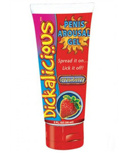 Dickalicious Penis Arousal Gel Strawberry