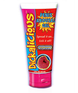 Dickalicious Penis Arousal Gel Raspberry