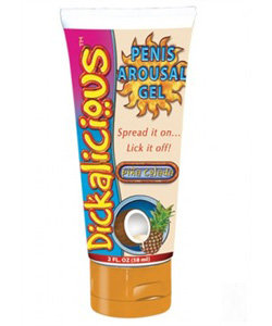 Dickalicious Penis Arousal Gel Pina Colada