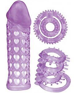 Ram Cock Sleeve Extender Kit Purple