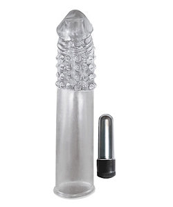 Super Dick Vibrating Extender Clear