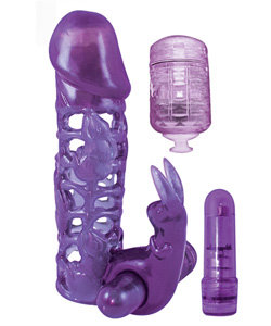 Clit Tickler Penis Extender Purple