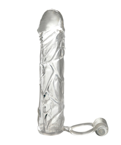 Vibrating Super Sleeve Clear