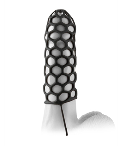 Silicone Warrior Cock Cage Black