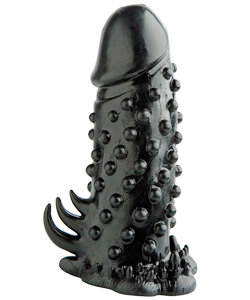 Nubby Penis Sleeve Black