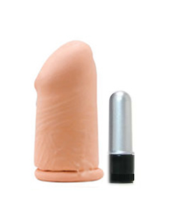 Worlds Best Vibrating Penis Extension Flesh