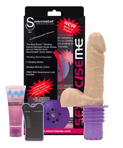 Sexerciseme Remote Control Precious Realistic Vibrating Cock ~ EL-SEXB003