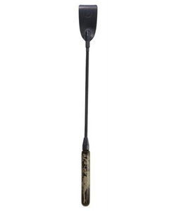 Glass Leather Riding Crop Black