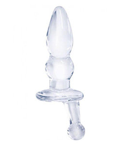 Viewable Doubler Glass Butt Plug