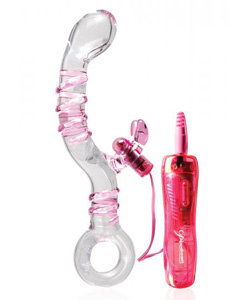 Icicles No 16 10 Function Glass Rabbit Vibrator