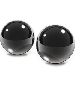 Black Glass Ben-Wa Balls Small