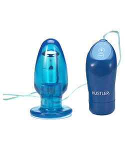 Hustler Provocative Pleasure Plug Blue