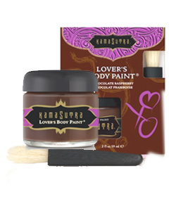 Kama Sutra Dark Chocolate Raspberry Body Paint