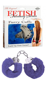 Blue Furry Handcuffs ~ PD3804-14