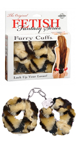 Tiger Furry Handcuffs ~ PD3804-42