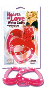 Hearts of Love Wrist Cuffs ~ SE2647-04
