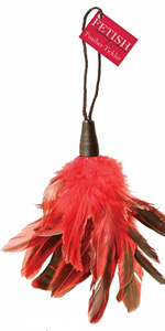 Red Fetish Fantasy Feather Tickler ~  PD2166-15