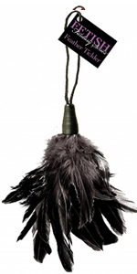 Black Fetish Fantasy Feather Tickler ~  PD2166-23